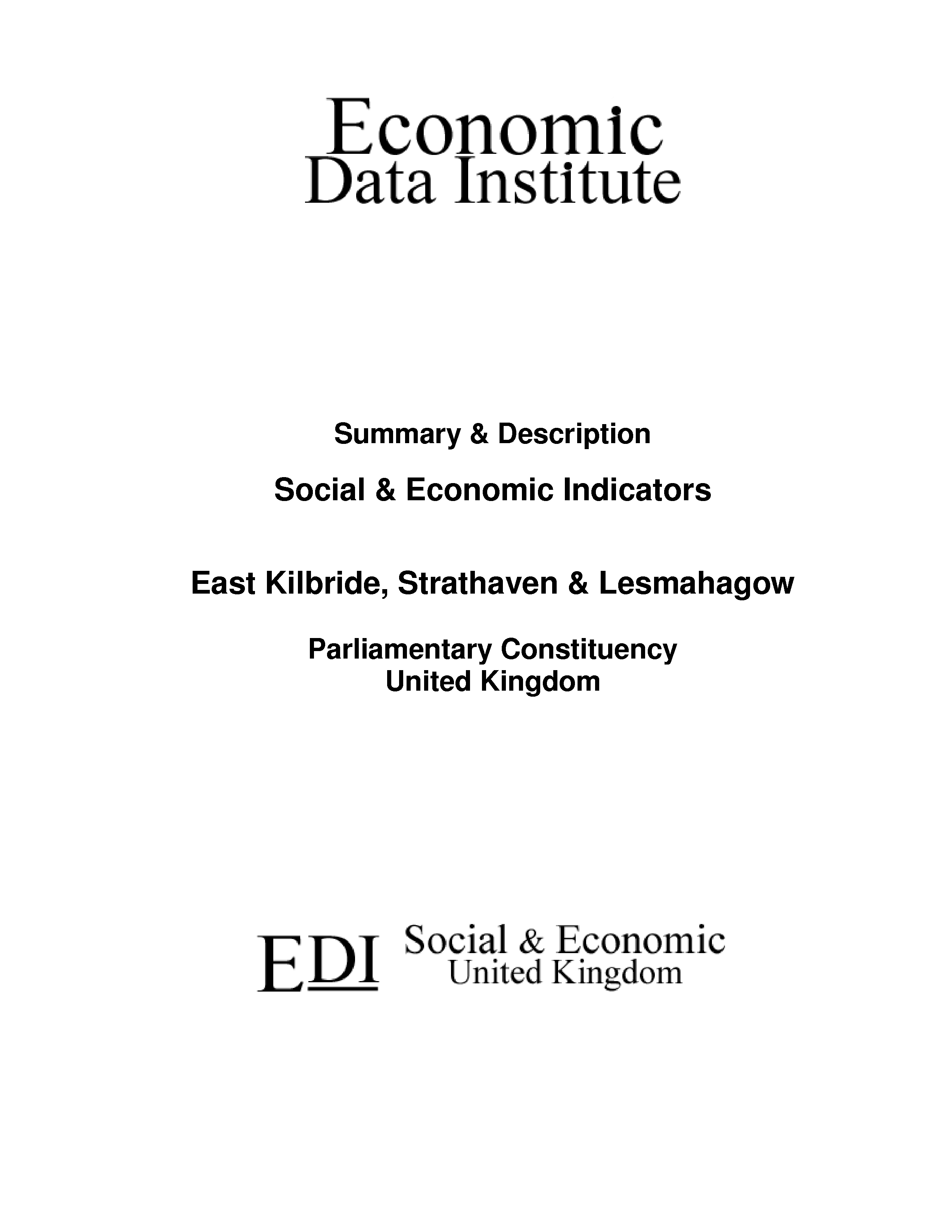 East Kilbride, Strathaven & Lesmahagow Parliamentary Constituency